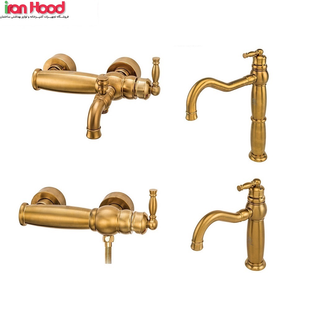antik - gold - mat شیرالات قهرمان مدل آنتیک طلامات