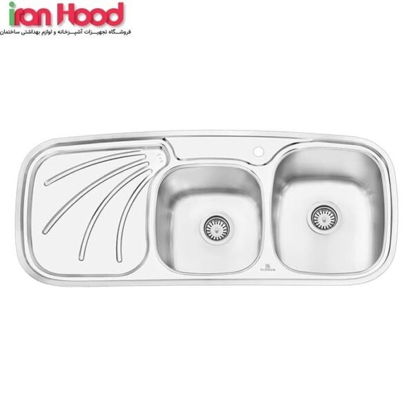 سینک پرنیان استیل Ps 1207 توکار