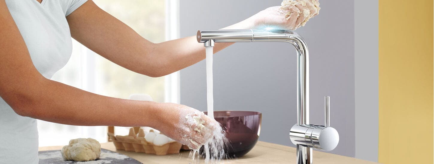 شیر ظرفشویی لمسی چگونه کار می کند
