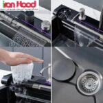 سینک ظرفشویی آبشاری پیانویی 7 کلید هوادیائو (HuaDiao) گرید A