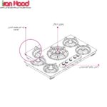 اجاق گاز صفحه ای کن مدل انیف Enif