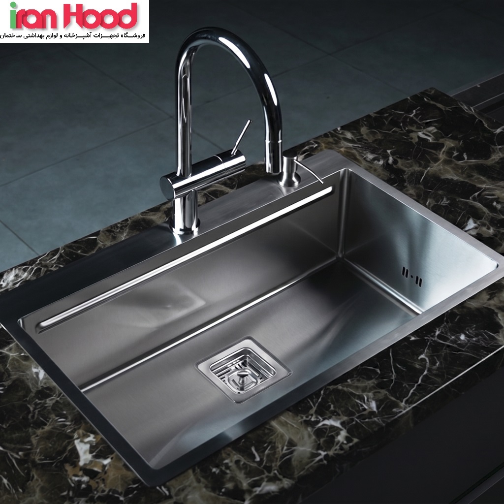 سینک باکسی کن مدل لوگانو با جای شیر lugano tap